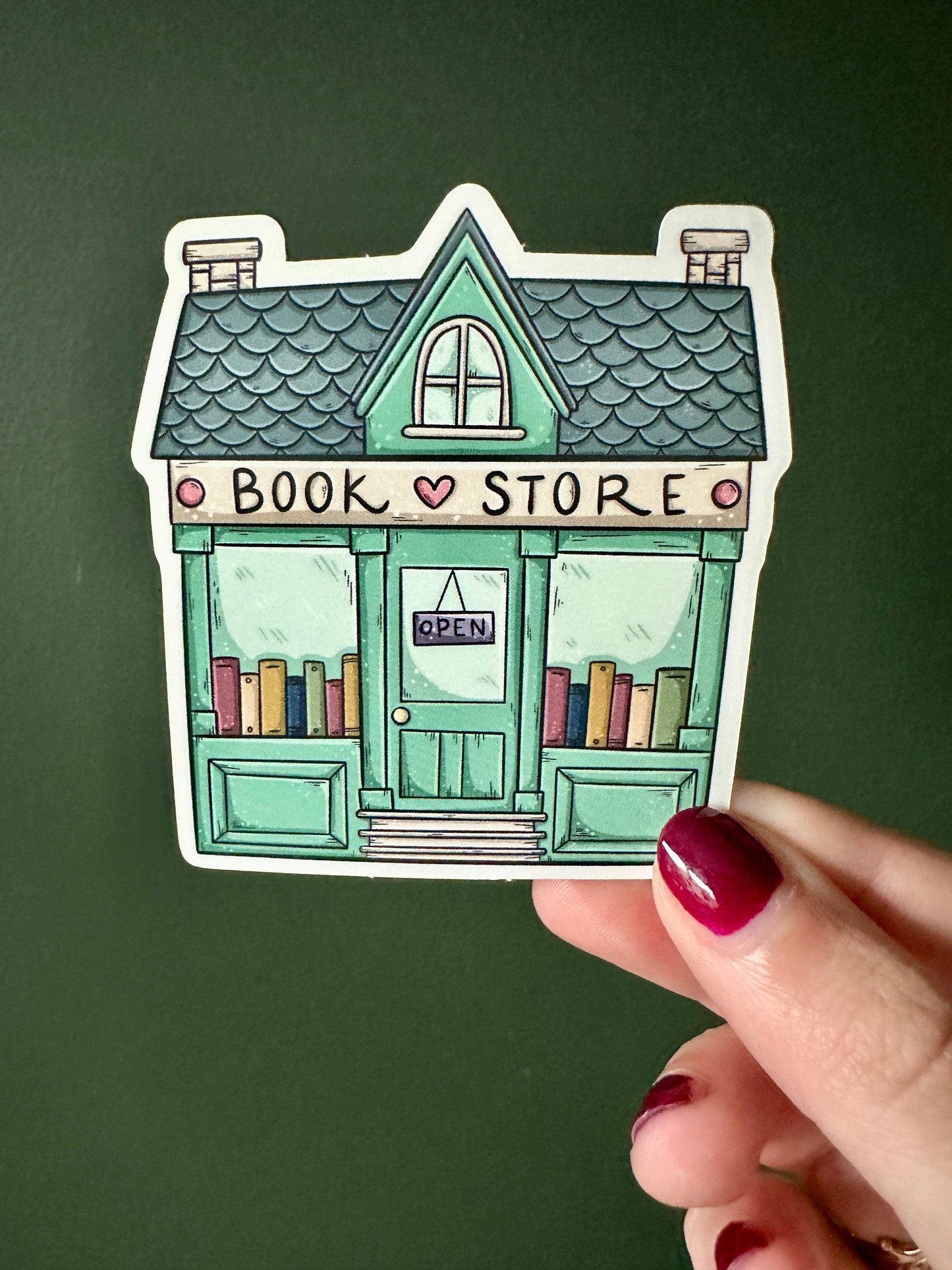 Bookstore Die Cut Sticker