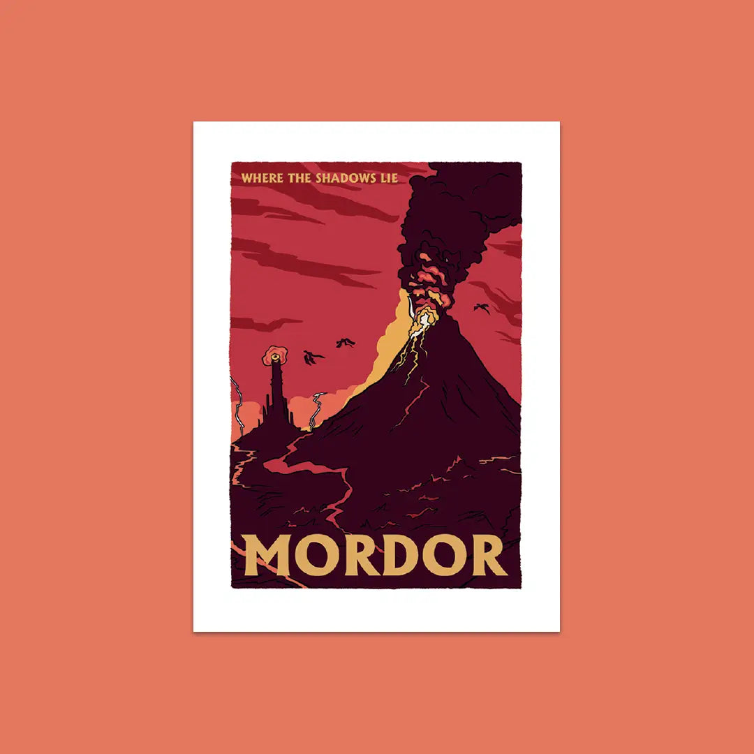 Mordor | Fictional Travel | Vinyl Sticker