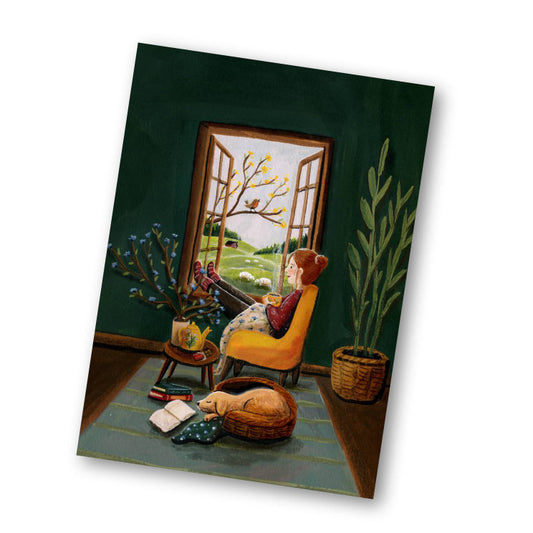 Silent Self Care |  post card
