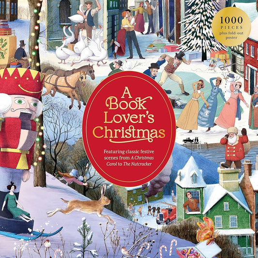 A Book Lover’s Christmas | 1000-piece jigsaw puzzle