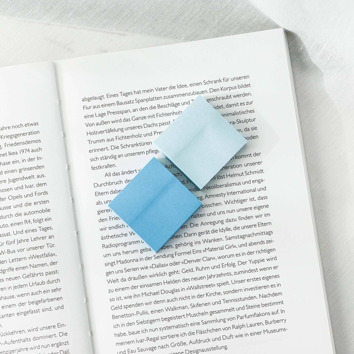 Mini Sticky Notes-Azure Blue | Sticky Notepads | for annotating