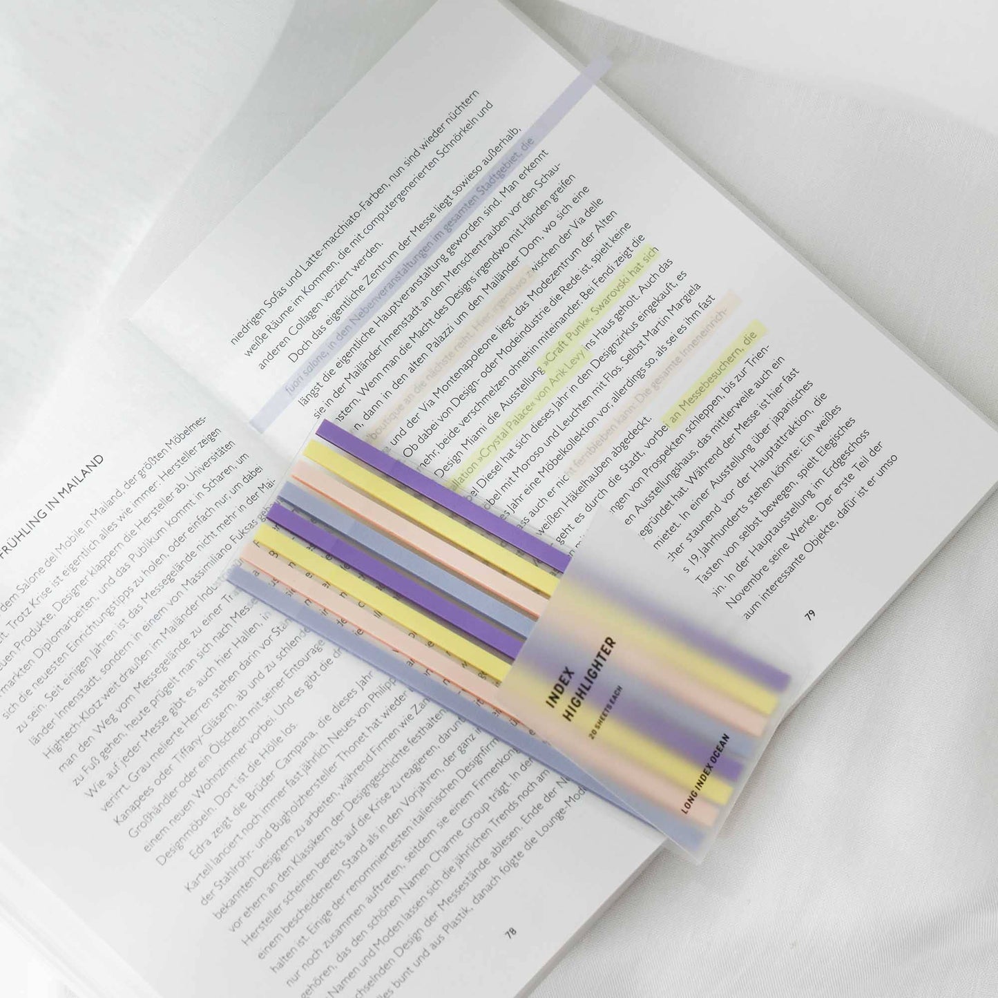 Golden Amethyst | Long Sticky Strips | for annotating