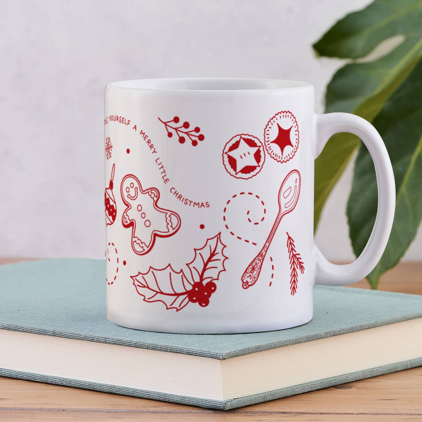 Booklover's Christmas Mug