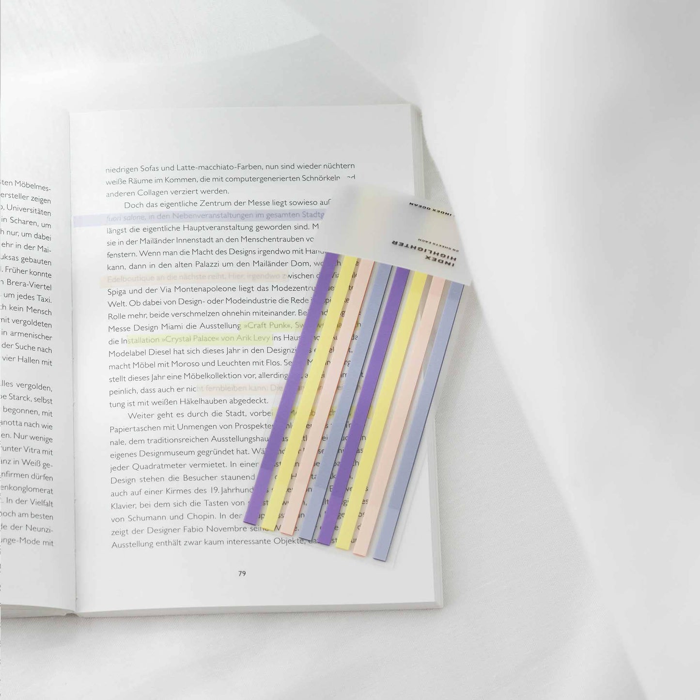 Golden Amethyst | Long Sticky Strips | for annotating