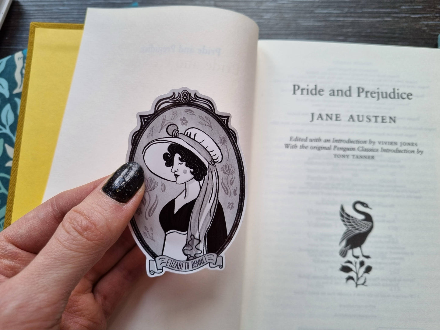 Jane Austen A5 Vinyl Sticker Sheet